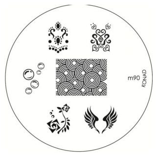 Печатная форма (диск) Konad Image Plate M90 для стемпинга