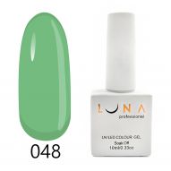 Luna 048 гель лак, светло-зеленый, 10 мл
