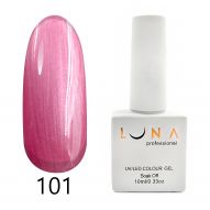 Luna 101 гель лак, розово-перламутровый, 10 мл