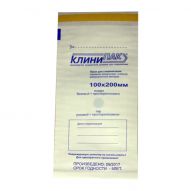 Пакет для стерилизации самоклеящиеся "КлиниПак", 100x200 мм, белый, 100 шт
