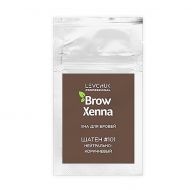 Хна для бровей BrowXenna Шатен #101, нейтрально-коричневый, саше-рефилл, 6 г, 1 шт