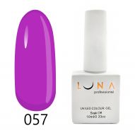 Luna 057 гель лак, сиренево-фиолетовый, 10 мл