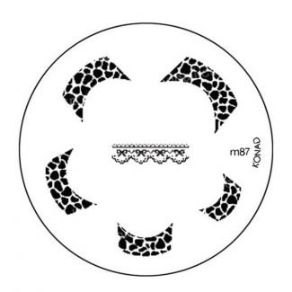 Печатная форма (диск) Konad Image Plate M87 для стемпинга