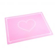 Силиконовый коврик для маникюра прямоугольный розовый