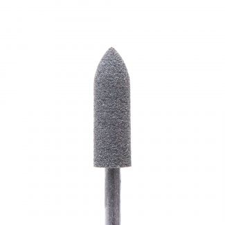 Фреза силиконовая - полировщик, средний, конус заостренный, серый, d=5,6 мм, L=16 мм