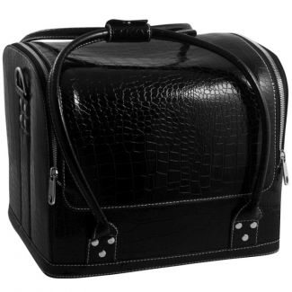 Сумка-чемодан для маникюра (черная)