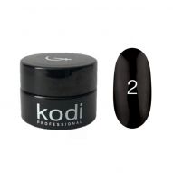 Гель-краска Kodi 02, черная, 4 мл