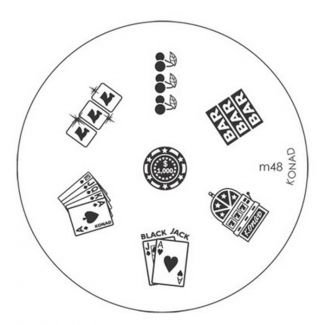 Печатная форма (диск) Konad Image Plate M48 для стемпинга