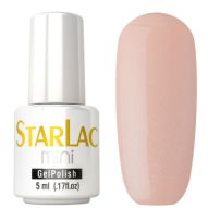 Starlac гель лак Starlac mini №30 ,нежно-розовый с мелким шиммером, 5 мл