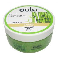 Wula nailsoul солевой скраб для ног Зеленый бамбук, 200 мл