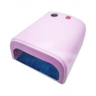 УФ лампа для ногтей 818-2 (мини), 36 Вт, розовая