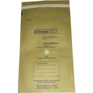Крафт пакет для стерилизации самоклеящиеся "КлиниПак", 150x250мм, 100 шт