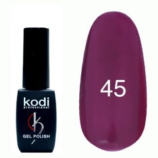 Kodi гель-лак 45, темно фиолетовый, 8 мл