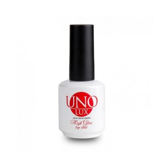 UNO LUX, топ High Gloss Top Coat, 15 мл