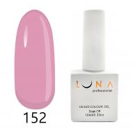 Luna 152 гель лак, розовый, 10 мл