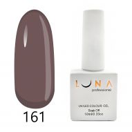 Luna 161 гель лак, серо-коричневый, 10 мл
