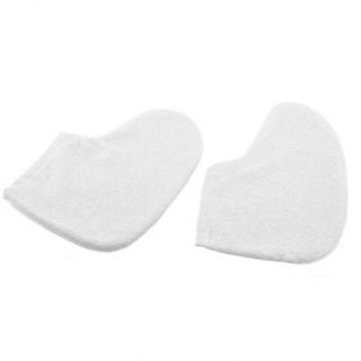 Носки для парафинотерапии махровые, белые, 1 пара