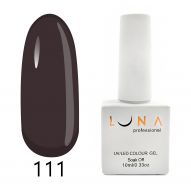 Luna 111 гель лак, коричнево-фиолетовый, 10 мл