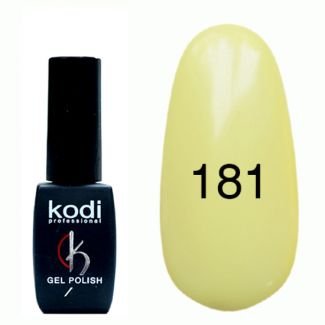 Kodi гель-лак 181, светло-лимонный, 8 мл