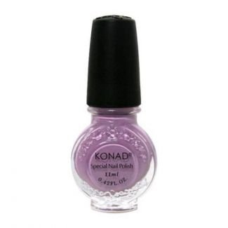 Лак для стемпинга Konad S17 Pastel Violet, пастельно-фиолетовый, 11 мл