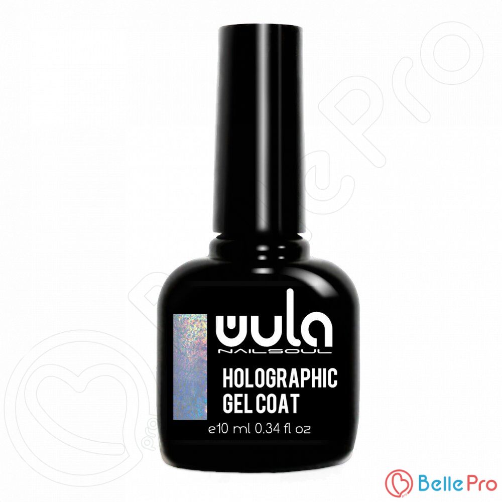 Wula nailsoul голографическое гель лаковое покрытие с липким слоем,Holographic gel coat, 10 мл купить в интернет-магазине. WULA, продажа, цены.