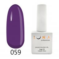 Luna 059 гель лак, фиолетовый, 10 мл