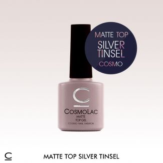 Cosmolac топ матовый SILVER TINSEL, 14 мл