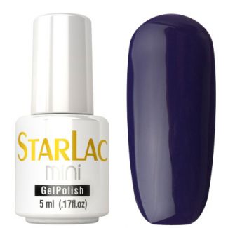 Starlac гель лак Starlac mini № 117, темно-фиолетовый, 5 мл