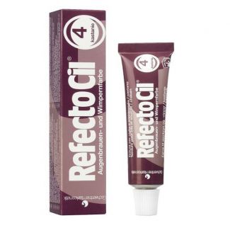 RefectoCil (рефектоцил) №4 - краска для ресниц и бровей, каштановая, 15 мл