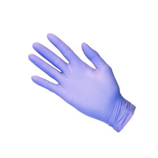 Перчатки нитриловые, одноразовые, 90 шт, размер XL, цвет фиолетовый