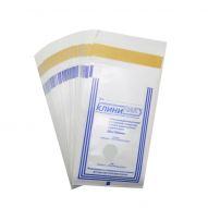 Пакет для стерилизации самоклеящиеся "КлиниПак", бумага+пленка, 60x100мм, 100 шт