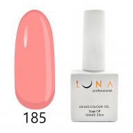 Luna 185 гель лак, коралловый розовый, 10 мл