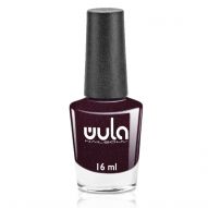 Wula nailsoul лак для ногтей гель-эффект тон 54, темно-фиолетовый искрящийся, 16 мл
