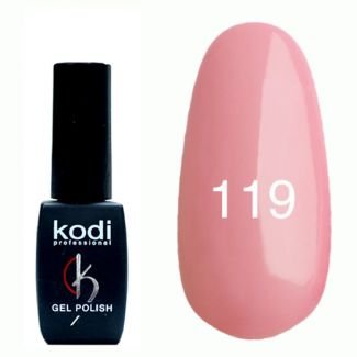 Kodi гель-лак 119, розовый, 8 мл