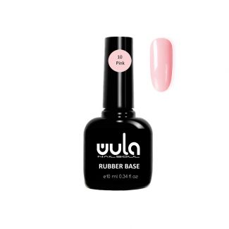 WULA nailsoul каучуковая камуфлирующая база тон 10 розовый, 10 мл