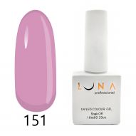 Luna 151 гель лак, розово-сиреневый, 10 мл