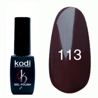 Kodi гель-лак 113, темный шоколад, 8 мл