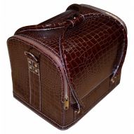 Сумка-чемодан для маникюра (коричневая)